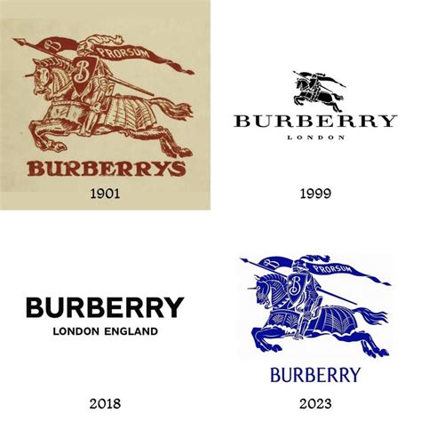 burberry logo before and after|burberry old and new logo.